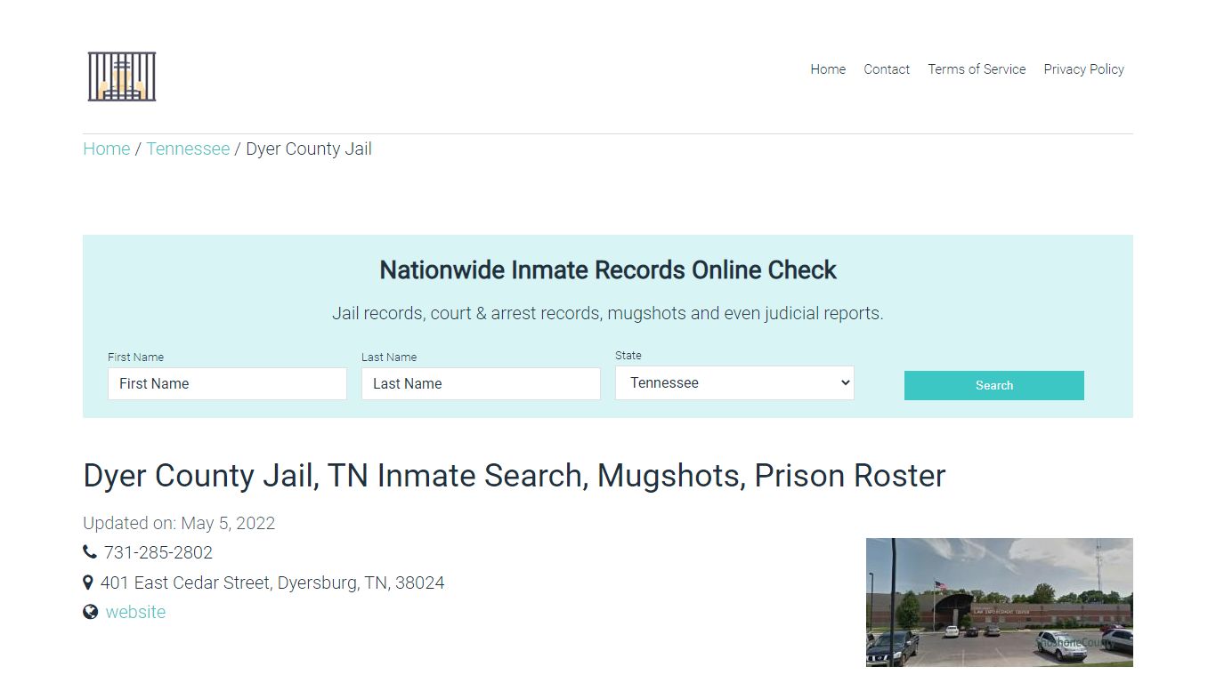 Dyer County Jail, TN Inmate Search, Mugshots, Prison Roster